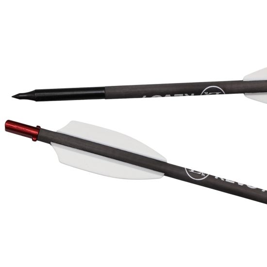 Carbon Ersatzpfeile REVO7 Armbrust 90-120 lbs – 10 Stück Schwer