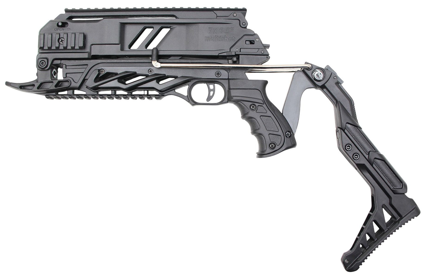 Pistolenarmbrust HOME DEFENCE SET INKL. RED DOT + 20PFEILE SOBEK 80 lbs mit Magazin schwarz