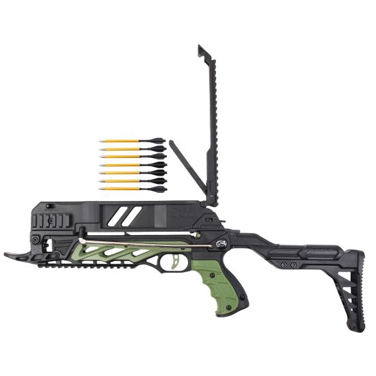 Pistolenarmbrust SOBEK 80 lbs mit Magazin – leistungsstark & schnell OLIV