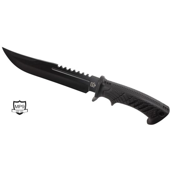 MP9 Survival & Outdoormesser Schwarz