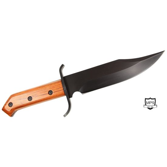 MP9-Ranger I Messer schwarz/Holzgriff