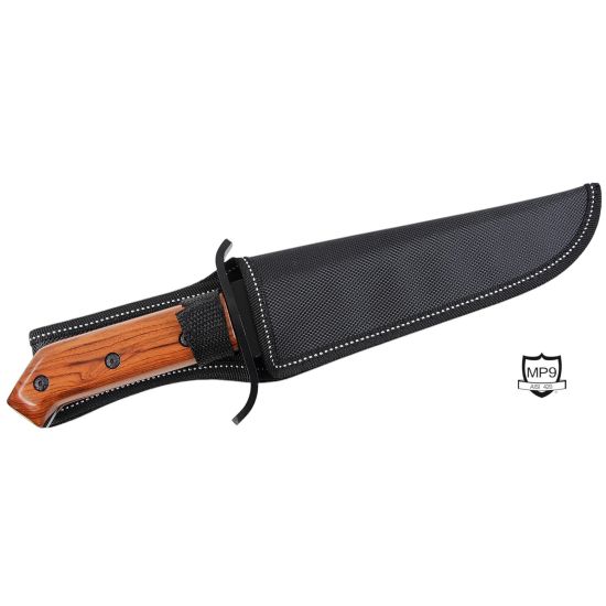 MP9-Ranger I Messer schwarz/Holzgriff