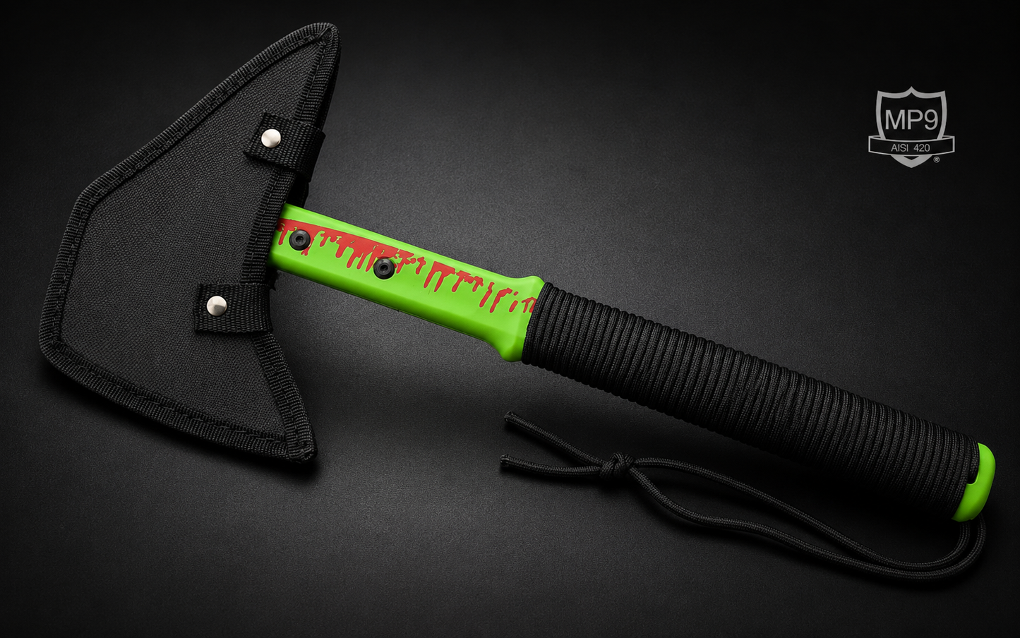 MP9 Zombie Tomahawk – 41 cm mit Nylonscheide