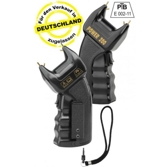 Power 200 Elektroschocker – 200.000 Volt mit PTB-Zulassung