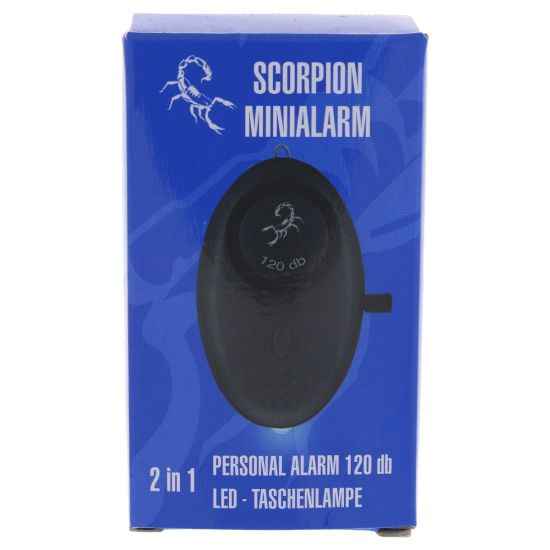 Scorpion Mini Personalalarm 120 db Selbstschutz