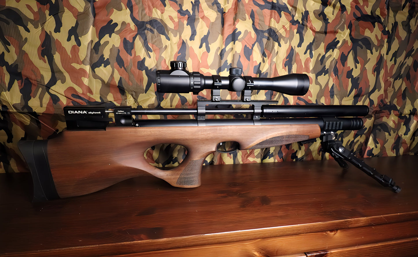 Diana Skyhawk Zweibeinhalter 3fach Picatinny Rail Clamp