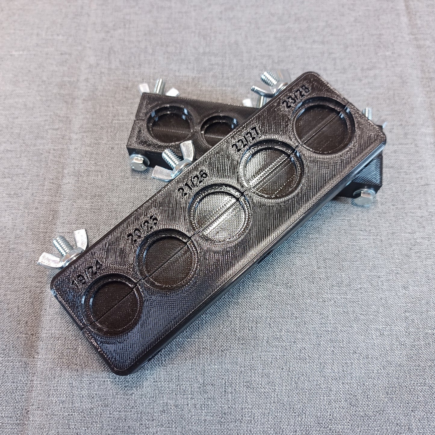 Münzspanner, Münzreinigung, Sondeln, Münzschraubstock Fundreinigung 19-28mm