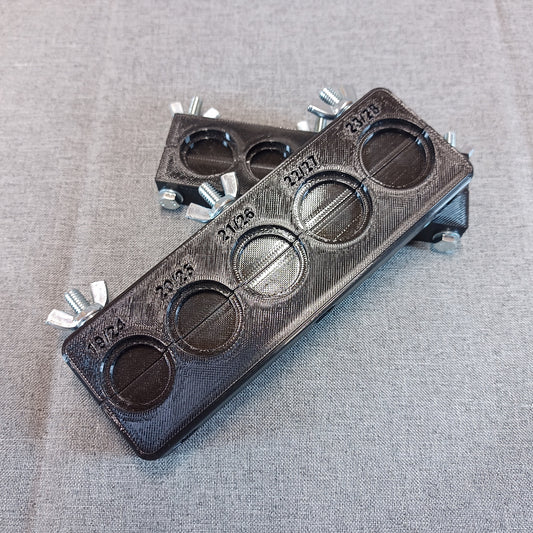 Münzspanner, Münzreinigung, Sondeln, Münzschraubstock Fundreinigung 19-28mm