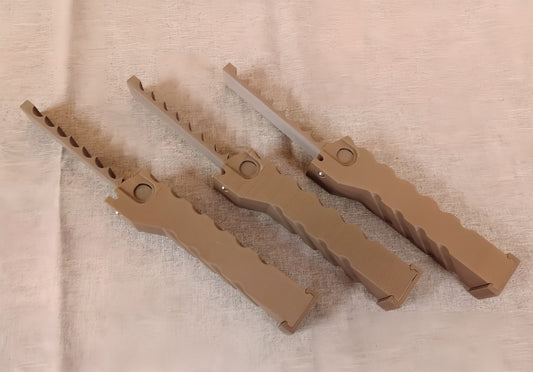 AEA MEGALODON Magazin 8 Schuss Carbonfilament Mattes Finish ohne Struktur TAN