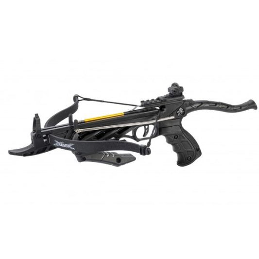 Pistolenarmbrust Alligator – 80 lbs Power mit Picatinny-Schiene Schwarz