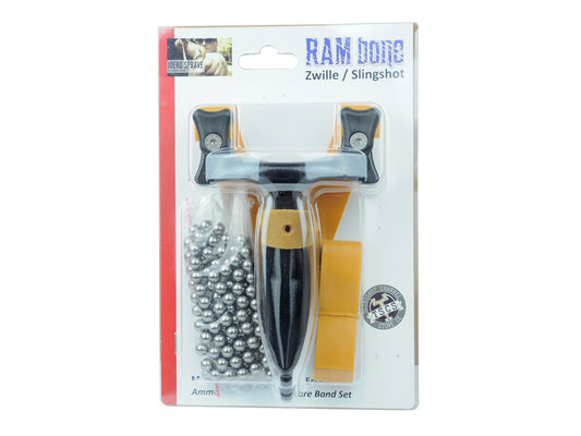 RAMbone 2.0 TBG-Double Kit – Slingshot / Zwille / Schleuder Schwarz
