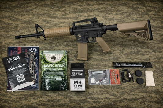 Specna Arms SA-C01 CORE (Half Tan) – Ready to Play SET Airsoft ab 14 Jahren
