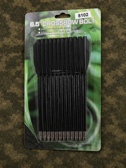 12Stk. Kunststoffpfeile 6.5" Armbrustbolzen