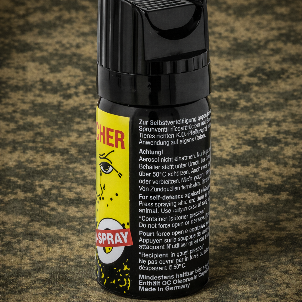 1 NR.SICHER Pfefferspray 40ml – Tierabwehrspray mit Sprühstrahl für effektiven Selbstschutz